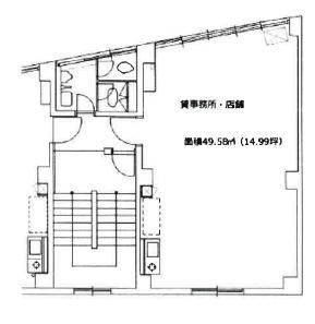 賃貸オフィス間取り図