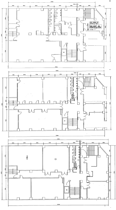 賃貸オフィス間取り図