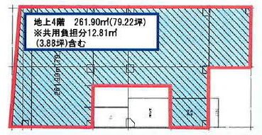 賃貸オフィス間取り図