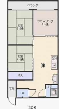 賃貸オフィス間取り図