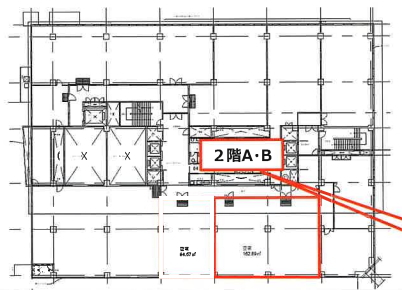 賃貸オフィス間取り図