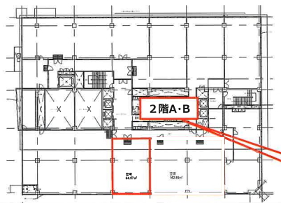 賃貸オフィス間取り図