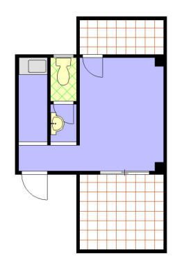 賃貸オフィス間取り図