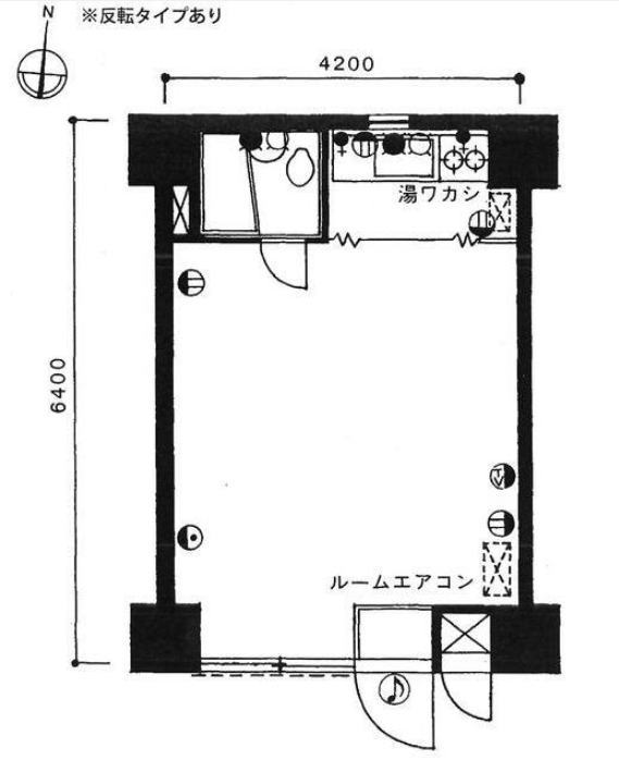 賃貸オフィス間取り図