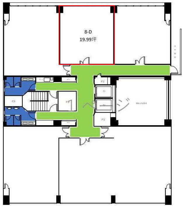 賃貸オフィス間取り図