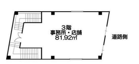 賃貸オフィス間取り図