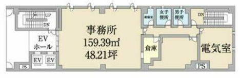 賃貸オフィス間取り図