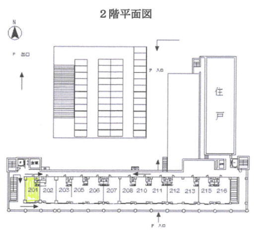 賃貸オフィス間取り図