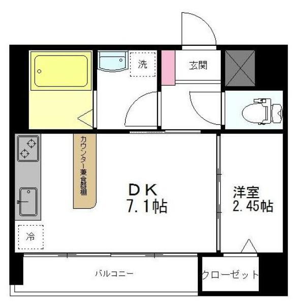 賃貸オフィス間取り図