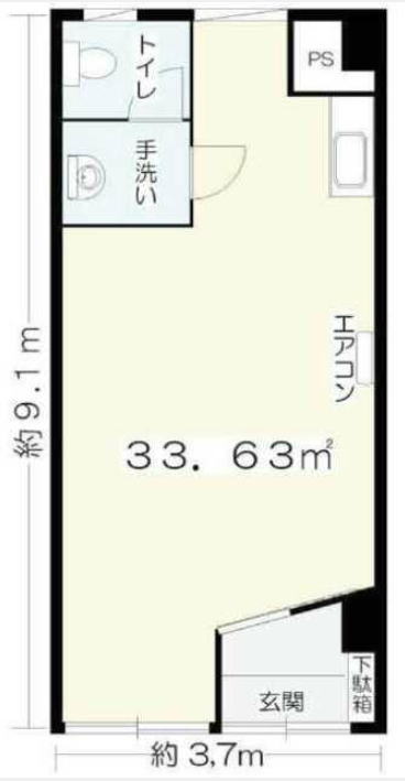 賃貸オフィス間取り図