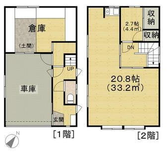 賃貸オフィス間取り図