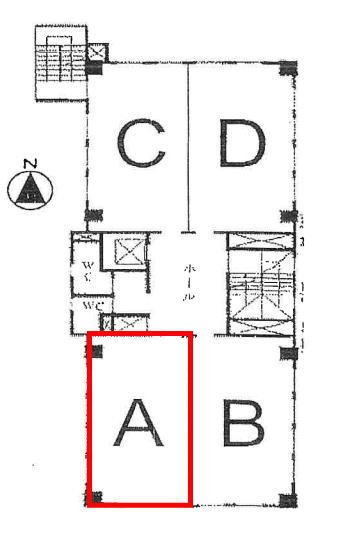 賃貸オフィス間取り図