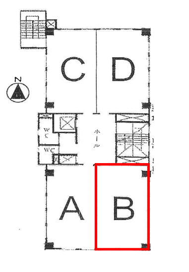 賃貸オフィス間取り図