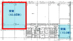 賃貸オフィス間取り図