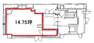 賃貸オフィス間取り図