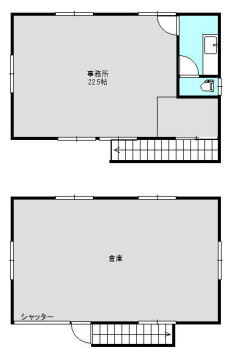 賃貸オフィス間取り図