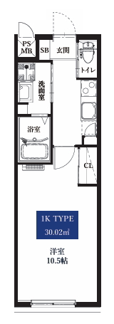 賃貸オフィス間取り図