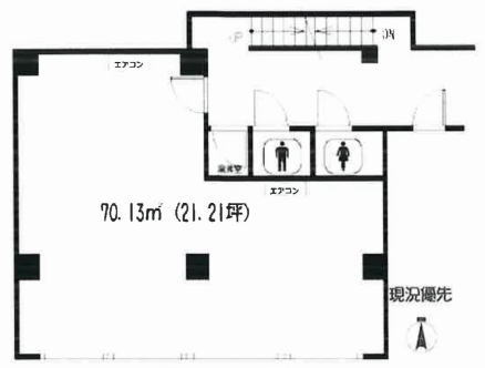 賃貸オフィス間取り図