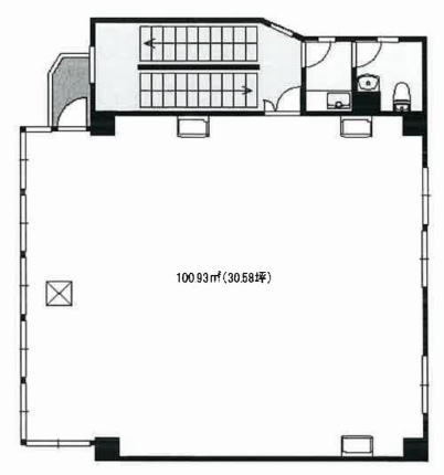 賃貸オフィス間取り図