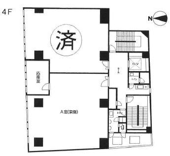 賃貸オフィス間取り図