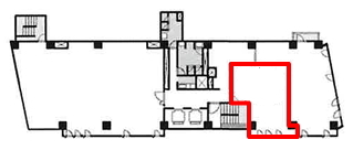 賃貸オフィス間取り図