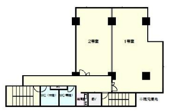 賃貸オフィス間取り図