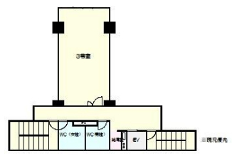 賃貸オフィス間取り図