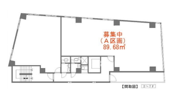 賃貸オフィス間取り図