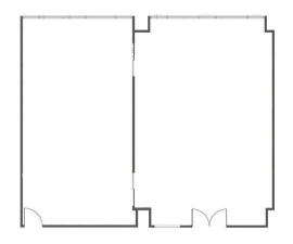 賃貸オフィス間取り図