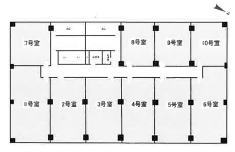 賃貸オフィス間取り図