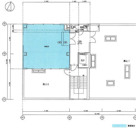 賃貸オフィス間取り図