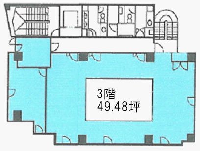 賃貸オフィス間取り図