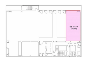 賃貸オフィス間取り図