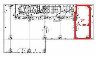 賃貸オフィス間取り図