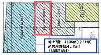 賃貸オフィス間取り図