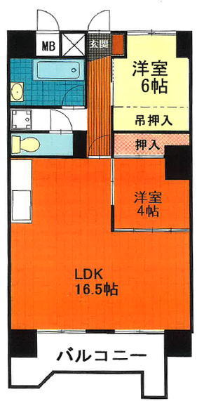 賃貸オフィス間取り図