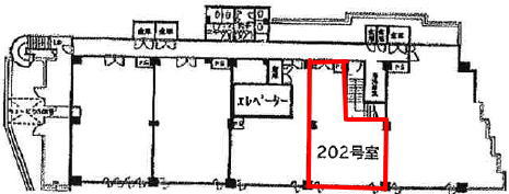 賃貸オフィス間取り図