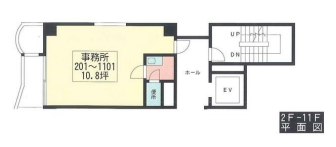 賃貸オフィス間取り図