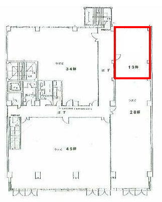 賃貸オフィス間取り図