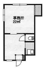 賃貸オフィス間取り図