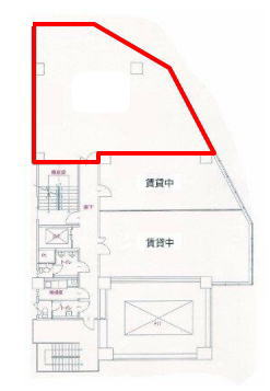 賃貸オフィス間取り図